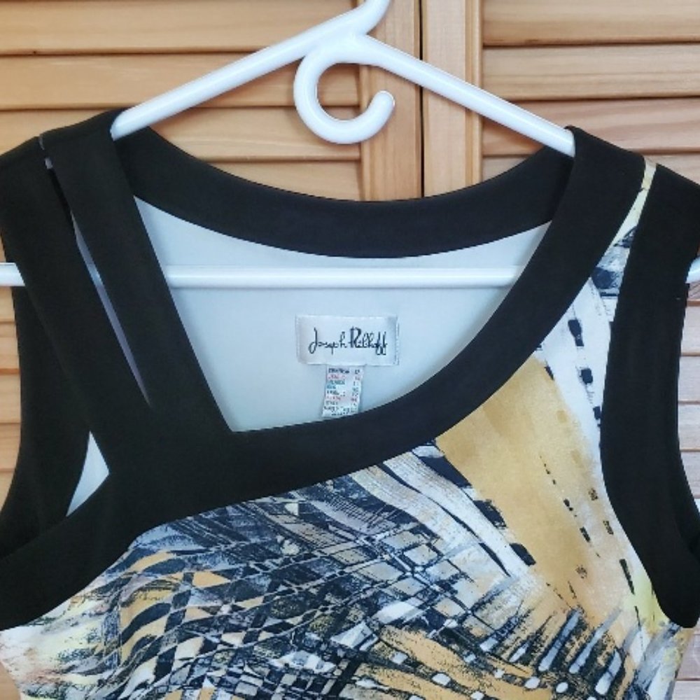 Joseph Ribkoff designer sleeveless dress